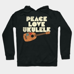 Peace Love Ukulele Hoodie